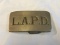 LOS ANGELES Police Dept. LAPD - Brass Belt Buckle
