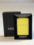 ZIPPO 28354 Lemon Yellow Matted NEW in box