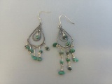 .925 Silver 4.8g Turquoise Earrings