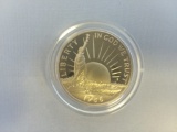 1986 Liberty Half Dollar Gold Plate Proof