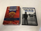 U.S Battle History & Bob Dylan DVD documentaries.