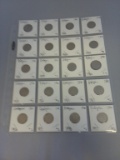 Lot of 20 One Belgian Franc Coins