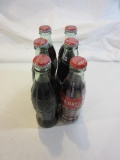Lot of 6 Miscellaneous Vintage Coca-Cola Bottles