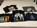 Lot of 5 T-Shirts Marvel, Walking Dead & More