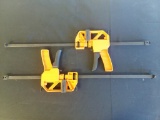 Lot of 2 Worx Adjustable Clamps