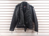 Biker's Leather Stuff Men's Large Leather Jacket