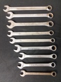 Lot of 9 Metric and Standard Wrenches