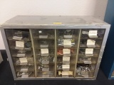 Grey 24-Drawer Container w/ Various Supplies