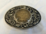 Vintage Belt Buckle with  Aloha Hawaii Dollar Coin