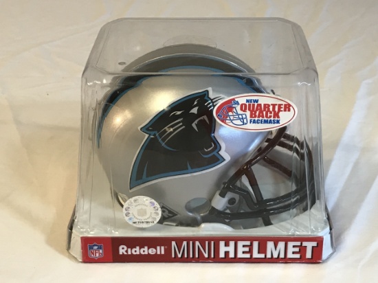 RICKY MANNING Panthers Autograph Mini Helmet