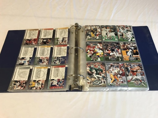 1996 Donruss Football Card Set in binder