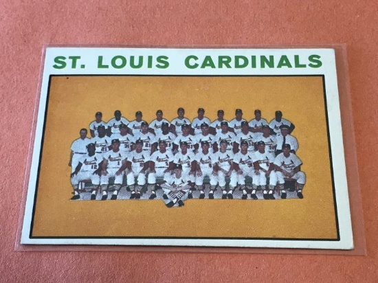 CARDINALS TEAM 1964 Topps Baseball Card