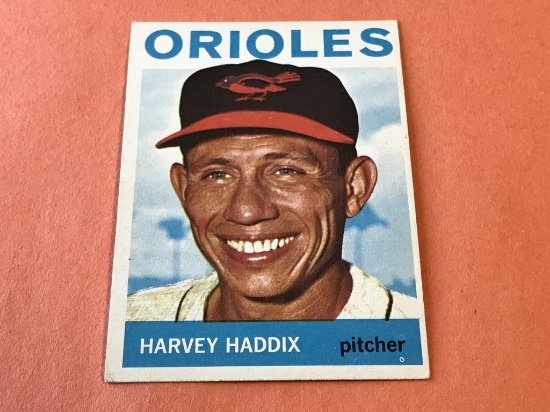 HARRY HADDIX Orioles 1964 Topps Baseball Card