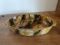 Mexico pottery divided chip serving bowl