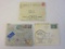 Lot of 3 USPS Traveled Envelopes With Stamps