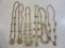 Lot of 6 Home Made Clay Jewelry Necklaces