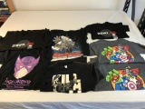 Lot of 7 T-Shirts Marvel, Walking Dead & More S-L