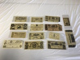 Lot of 15 Assorted Replica Currency