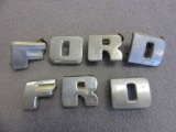 Vintage FORD & FRD Letter Set