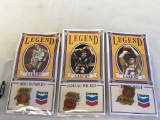Lot of 3 Legend LOS ANGELES LAKERS Chevon Pins NEW