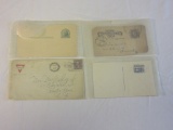 Lot of USPS Postcards & Envelope With Stamps