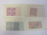 Lot of 4 Envelopes of Stamps (5)