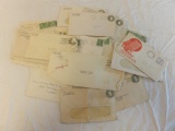 Lot of Envelopes W/Stamps Various Years & Sizes