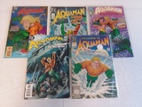 Lot of 5 AQUAMAN DC Comic Books