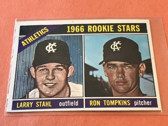 ATHLETICS ROOKIE STARS 1966 Topps Baseball Card