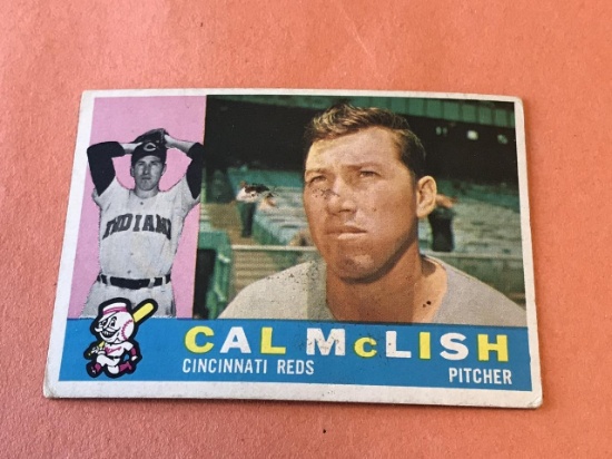 CAL MCLISH Reds 1960 Topps Baseball Card #110