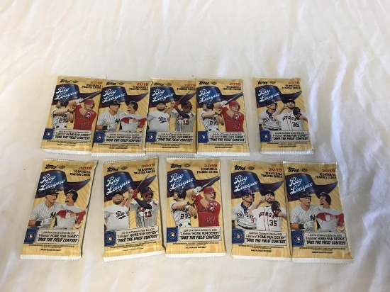 2019 Topps Baseball Lot of 10 unopen Card Packs