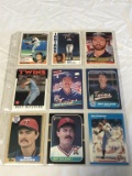 BERT BLYLEVEN Lot of 9 Baseball Cards