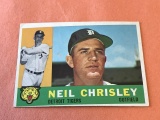 NEIL CHRISLEY Tigers 1960 Topps Baseball Card #273