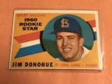 JIM DONOHUE Cardinals 1960 Topps Baseball Card 124