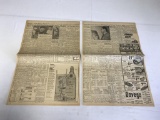 NEW YORK TIMES 1961 Sports Newspaper 2 pages