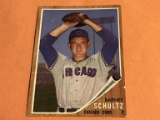 BARNEY SCHULTZ Cubs 1962 Topps Baseball Card