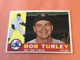 BOB TURLEY Yankees 1960 Topps Baseball Card #270