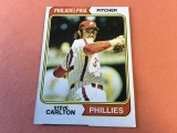 STEVE CARLTON Phillies 1974 Topps Baseball Card