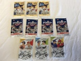 Lot of 10 unopen Baseball Card Packs