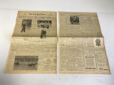 NEW YORK TIMES 1961 Sports Newspaper 2 pages