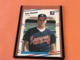 TOM GLAVINE Braves 1988 Fleer Baseball ROOKIE Card