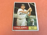 OSSIE VIRGIL Tigers 1961 Topps Baseball Card #67