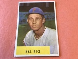 HAL RICE Pirates 1954 Bowman Baseball Card #219