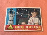 BOB DULIBA Cardinals 1960 Topps Baseball Card #401