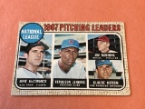 1967 PITCHING LEADERS 1968 Topps Baseball Card