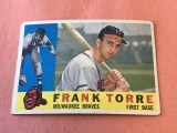 FRANK TORRW Braves 1960 Topps Baseball Card #478