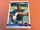 DARRYL STRAWBERRY Mets 1984 Fleer Baseball Card
