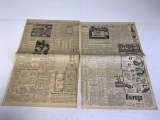 NEW YORK TIMES 1961 Sports Newspaper 2 pages