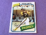 OZZIE SMITH Padres 1980 Topps Baseball Card #393