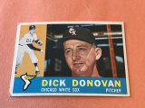 DICK DONOVAN White Sox 1960 Topps Baseball Card